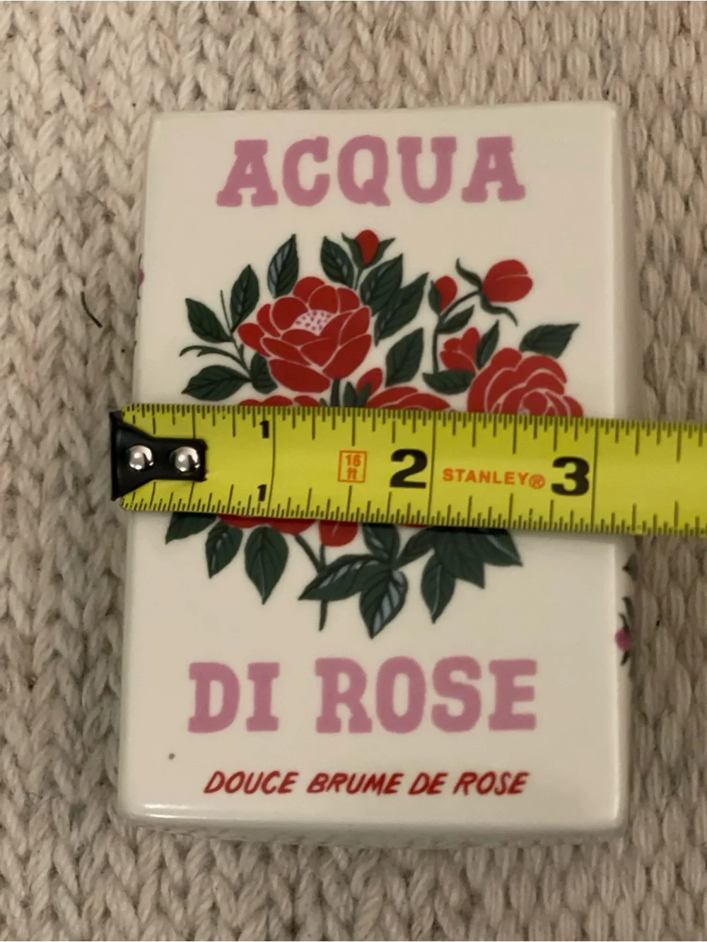 Matchbox Floral Salted Woods & Rose Ceramic Candle from Anthropologie